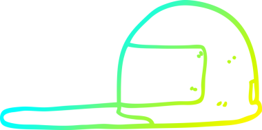 Bir insan tarafından çizilmiş bir çizgi film kapağının soğuk gradyan çizimi