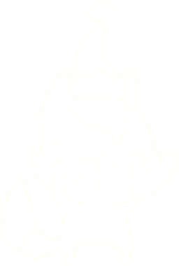 Bir insan tarafından çizilen Şen Kurt Tebeşiri