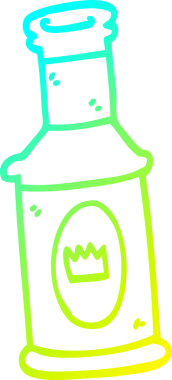 Bir insan tarafından çizilmiş alkollü bir karikatür çizimi.