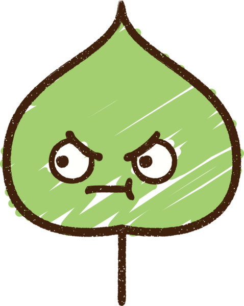 Bir insan tarafından çizilen Yaprak Tebeşiri