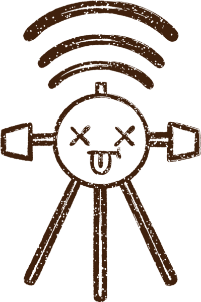 Uydu Kömürü Bir insan tarafından çizilmiş