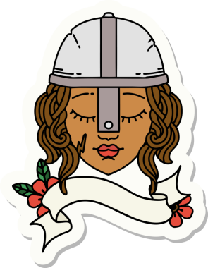 Bir insan tarafından çizilmiş insan dövüşçüsünün çıkartması.