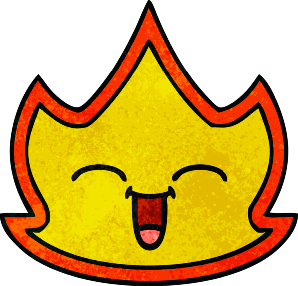 Bir insan tarafından çizilmiş bir ateşin retro grunge dokusu.