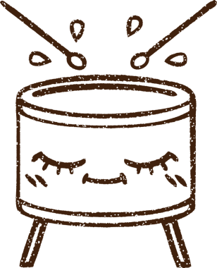 Bir insan tarafından çizilen Davul Kömürü Çizimi