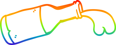 Bir insan tarafından çizilmiş çikolatalı sütün çizgi film çizimi.