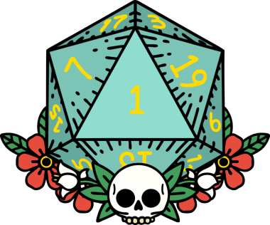 Retro Dövme Tarzı Doğal Zarlar Bir insan tarafından çizilmiş çiçek elementleri ile yuvarlanır