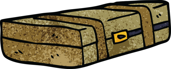 Bir insan tarafından çizilmiş karikatür kostümü kutusu.