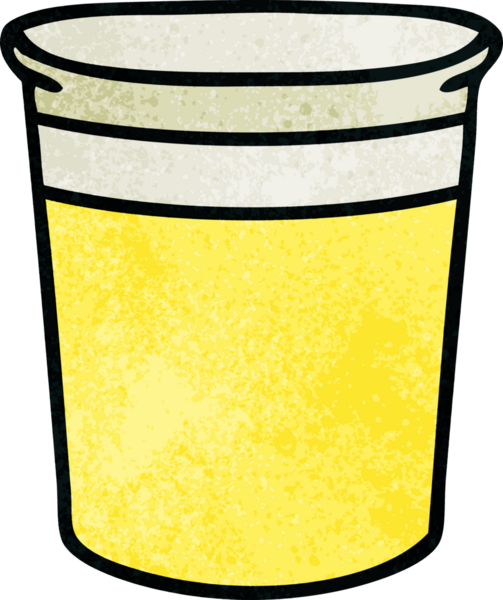 Bir insan tarafından çizilmiş el çizimi tuhaf bir bitki kabı.