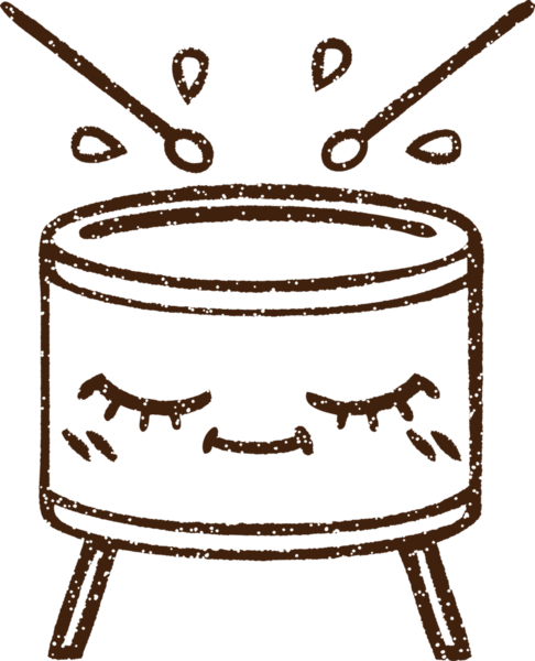 Bir insan tarafından çizilen Davul Kömürü Çizimi