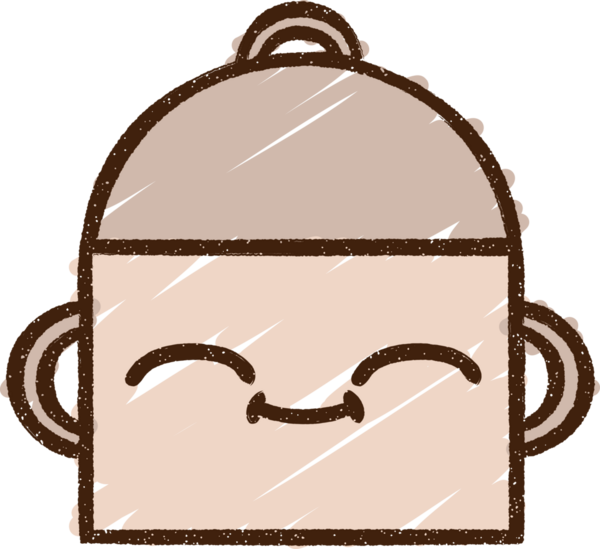 Bir insan tarafından çizilen Tencere Tebeşiri