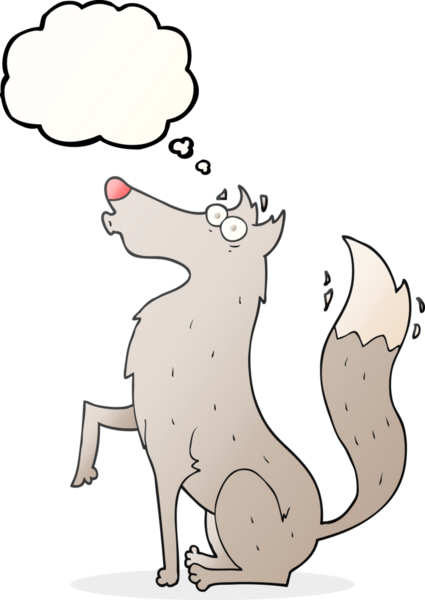 Bir insan tarafından çizilmiş serbest çizim baloncuk çizgi film kurdu.