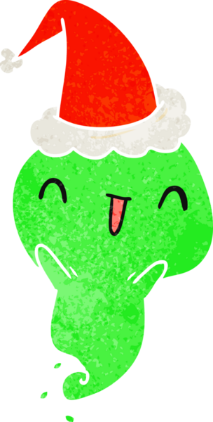 Bir insan tarafından çizilmiş Kawai hayaletinin eski bir karikatürü.