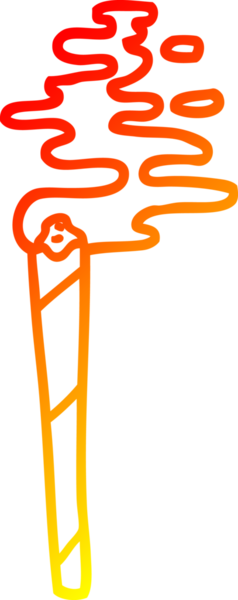 Bir insan tarafından çizilmiş bir karikatürün sıcak çizgi çizimi