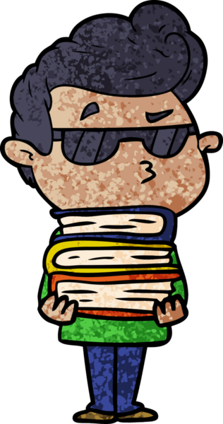 Bir insan tarafından çizilmiş havalı bir çizgi film.