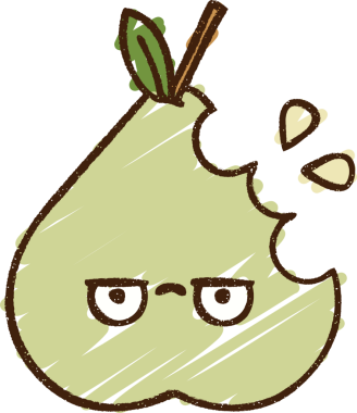 Bir insan tarafından çizilen Armut Tebeşiri