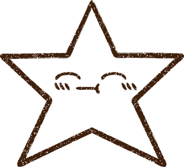 Bir insan tarafından çizilen Yıldız Kömürü Çizimi