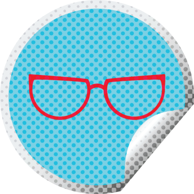 Bir insan tarafından çizilmiş grafik vektör dairesel soyma etiketi