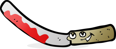 bir insan tarafından çizilmiş reçel bıçağı.