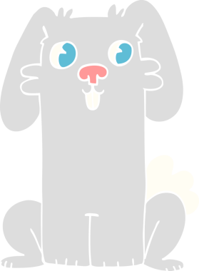 Bir insan tarafından çizilmiş şirin tavşan.