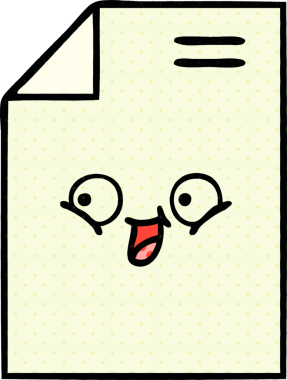 bir insan tarafından çizilmiş bir kağıt parçasının karikatürü.