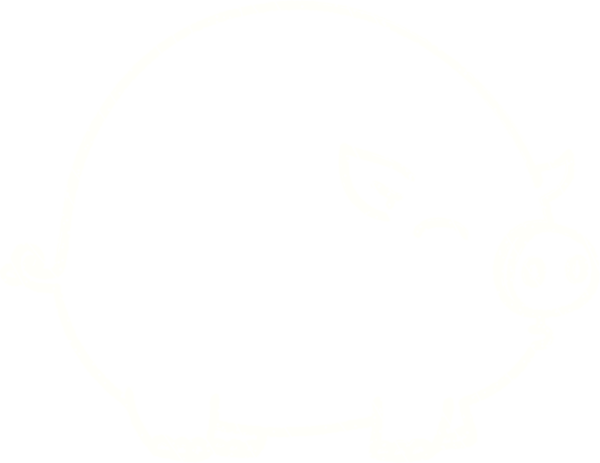 Bir insan tarafından çizilmiş Şişko Domuz Tebeşiri