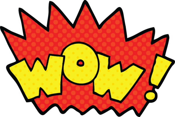 Bir insan tarafından çizilmiş çizgi roman tarzı bir kelime.