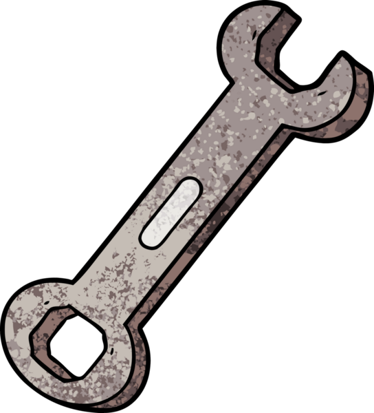 Bir insan tarafından çizilmiş çizgi film anahtarı.