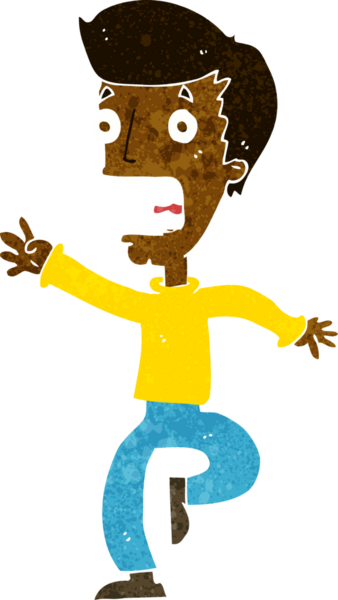 Bir insan tarafından çizilmiş karikatür.