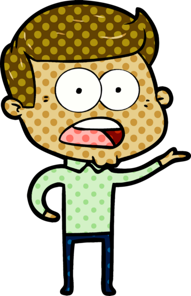 Bir insan tarafından çizilmiş bir karikatür.