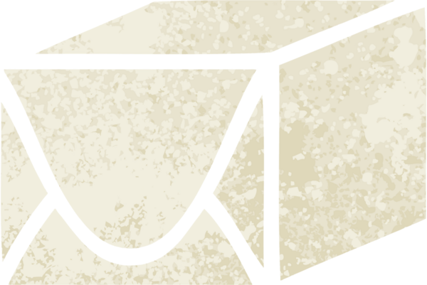 Bir insan tarafından çizilmiş bir kağıdın retro çizim stili karikatürü