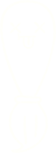 Bir insan tarafından çizilmiş Boya Fırçası Tebeşiri