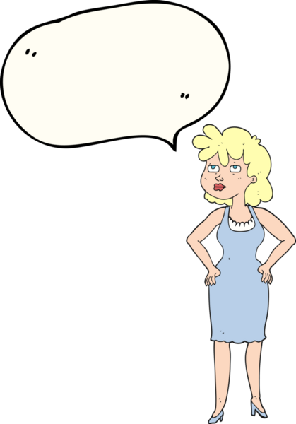 Bir insan tarafından çizilmiş serbest konuşma balonu karikatürü.