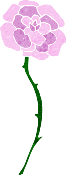 Bir insan tarafından çizilmiş gül dövmesi.