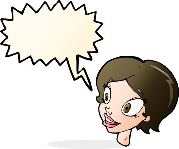 Bir insan tarafından çizilmiş güzel bir kadın yüzü.