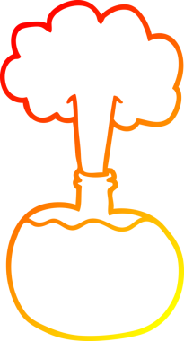 Bir insan tarafından çizilmiş bir karikatür deney iksirinin sıcak çizgi çizimi