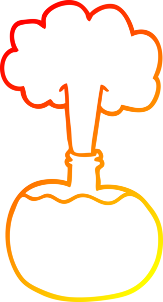 Bir insan tarafından çizilmiş bir karikatür deney iksirinin sıcak çizgi çizimi