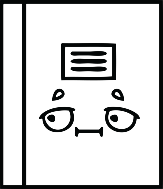 Bir insan tarafından çizilmiş bir defterin çizgi çizimi