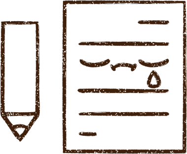 Bir insan tarafından çizilen hüzünlü Harf Kömürü
