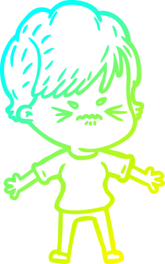 Bir insan tarafından çizilmiş karikatür çizimi.