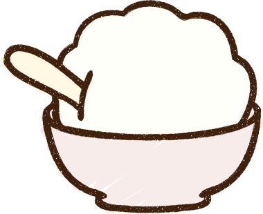 Bir insan tarafından çizilmiş dondurma tebeşiri.