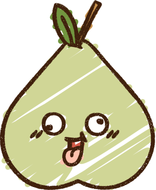 Bir insan tarafından çizilen Armut Tebeşiri