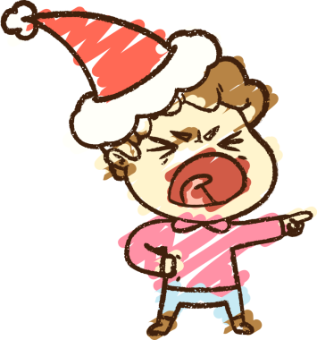 Bir insan tarafından çizilen Noel Adam Tebeşiri