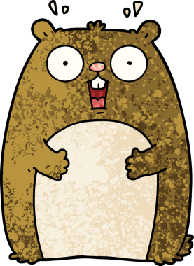 Bir insan tarafından çizilmiş bir karikatür.