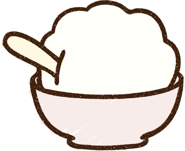 Bir insan tarafından çizilmiş dondurma tebeşiri.