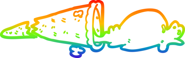 gökkuşağı gradyan çizgi çizimi bir insan tarafından çizilmiş dondurma