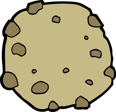 bir insan tarafından çizilmiş karikatür kurabiyesi