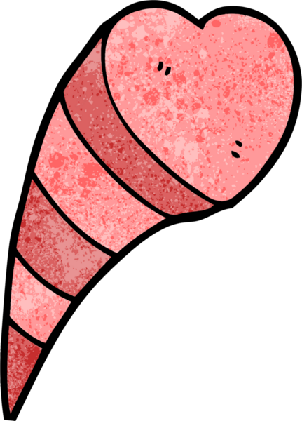 Bir insan tarafından çizilmiş aşk sembolü.