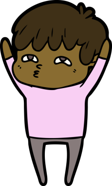 Bir insan tarafından çizilmiş garip bir adam.