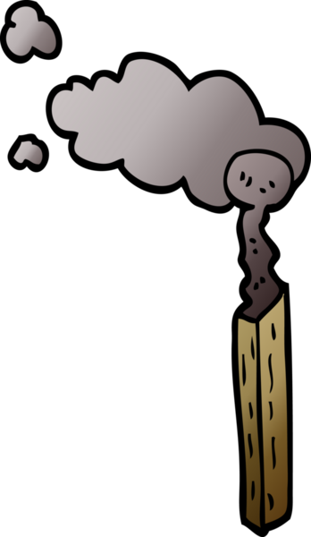 Bir insan tarafından çizilmiş karikatür yanmış kibrit.