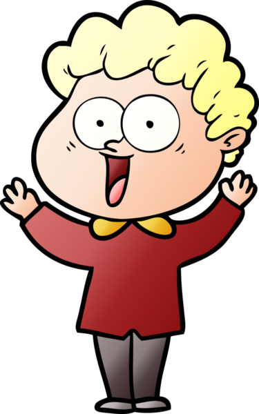 Bir insan tarafından çizilmiş mutlu bir adam.